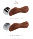 Maniglia olivari chelsea legno
